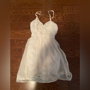 Chiffon spaghetti strap dress